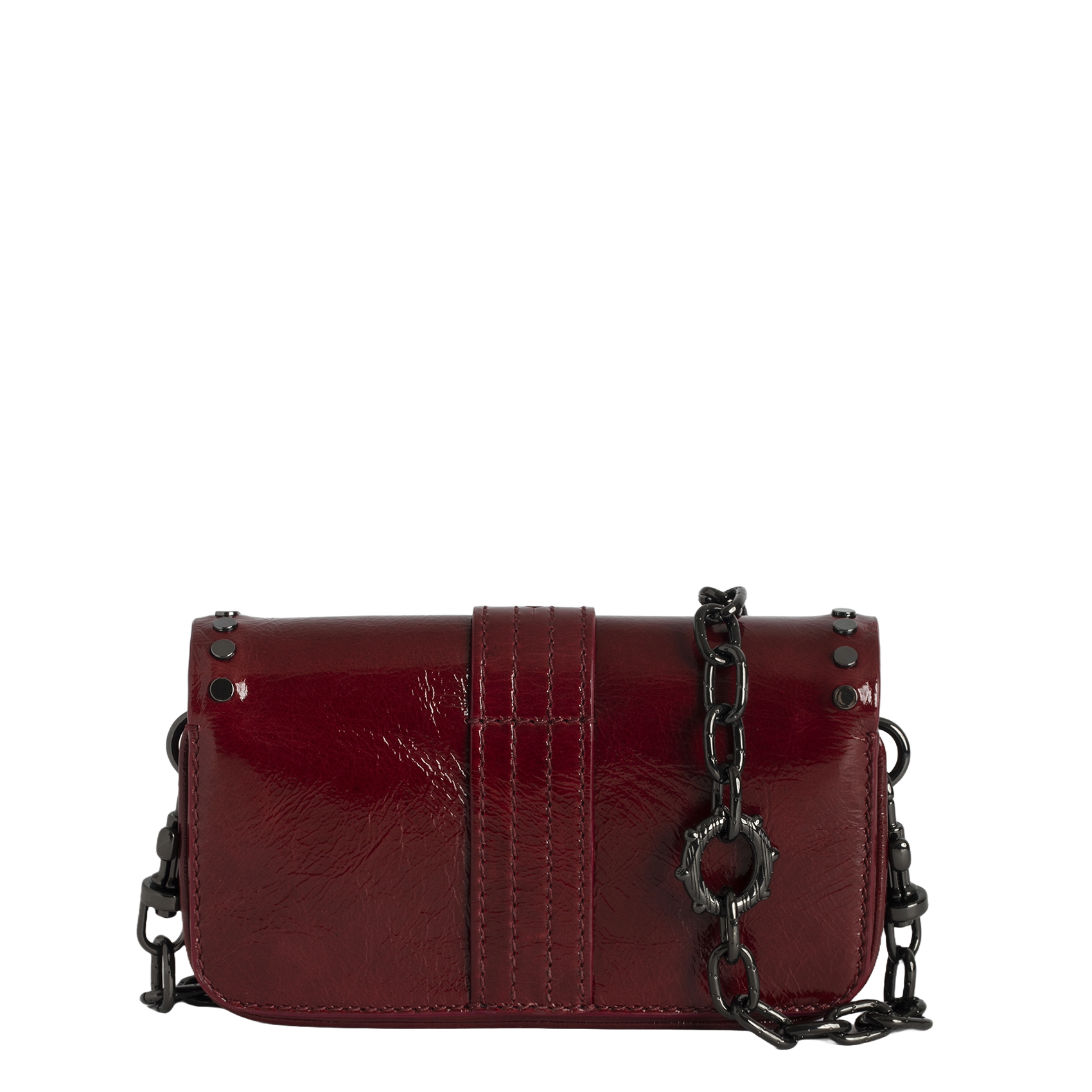 KATE WALLET - Sac en cuir | Rouge