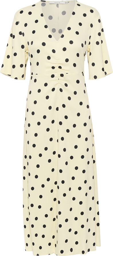 Gestuz DottiaGZ P midi dress Afterglow with black dot