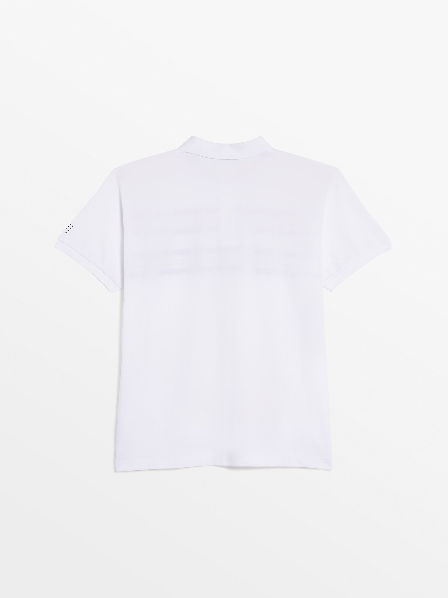 Polo Homme A Rayures Coton Blanc