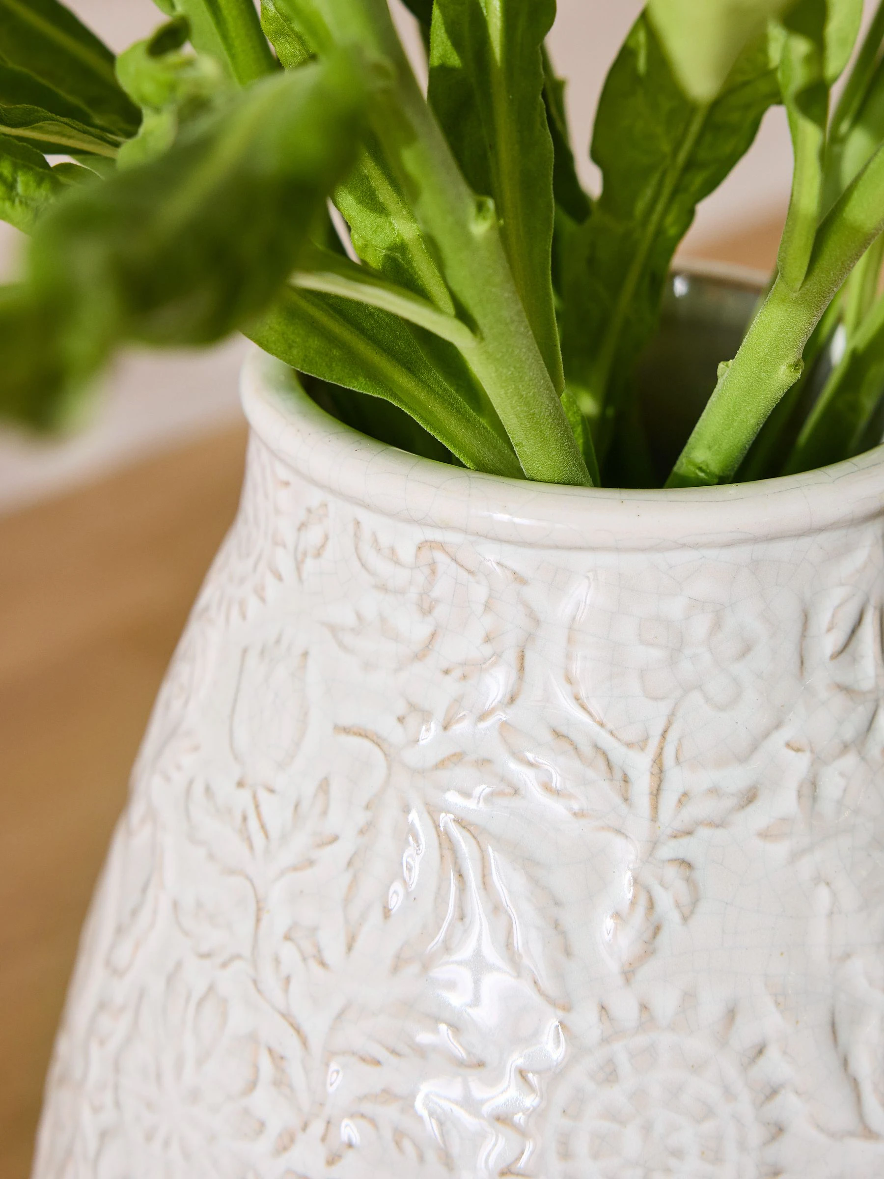 Ceramic Vintage Embossed Vase