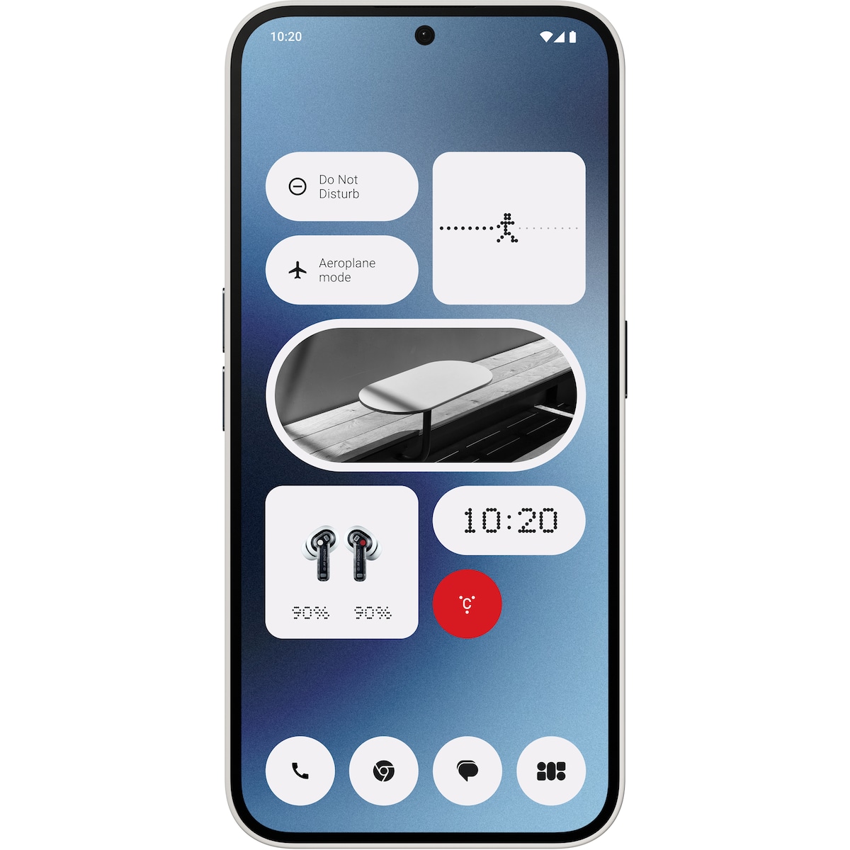 Nothing Phone (2a) 5G smarttelefon 8/128GB (hvit)