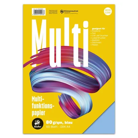 Staufen Style Multifunktionspapier A4 50 Blatt 80g/qm blau