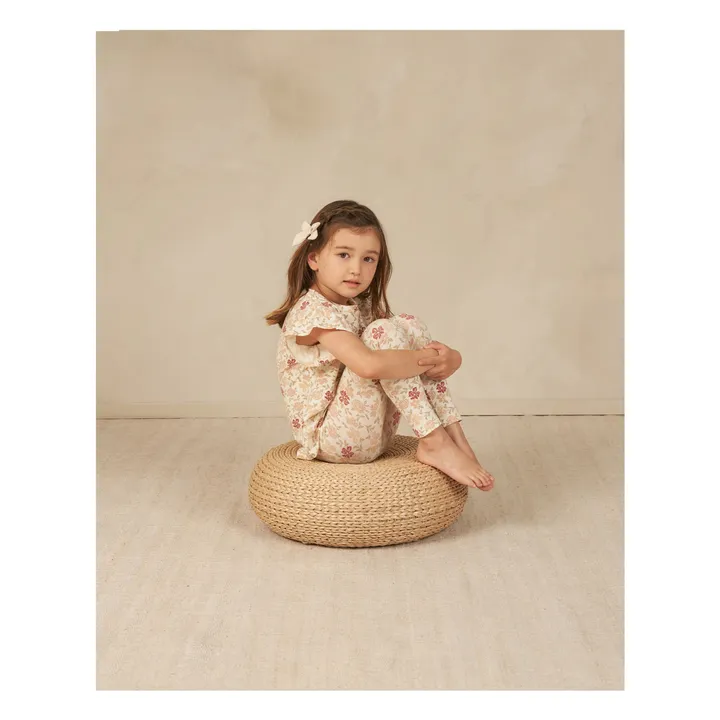 Rylee + Cru T-Shirt Fleuri | Ecru