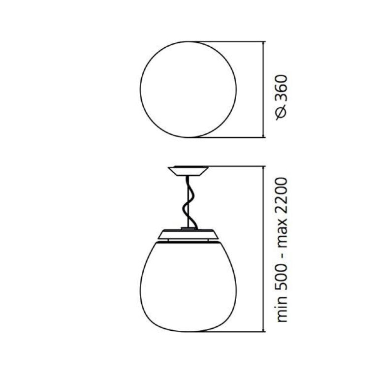 Artemide Empatia hanglamp Ø36 LED