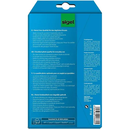 Sigel InkJet Fotopapier 10x15 cm, 20 + 4 Blatt gratis