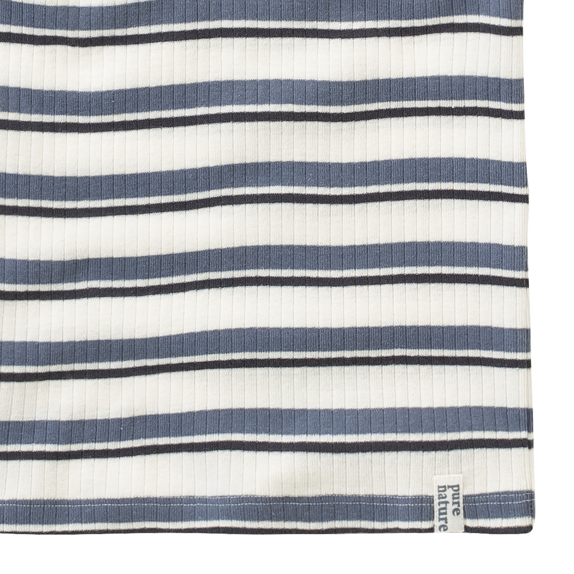 Topomini Pure Collection 2 Baby Unterhemden im Set dunkelblau / cremeweiss