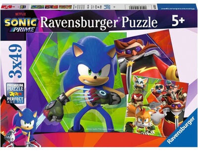 Ravensburger Puslespill Sonic Prime 3x49 Brikker