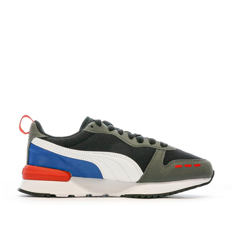 Puma Baskets Grises/Bleu Garçon Puma R78