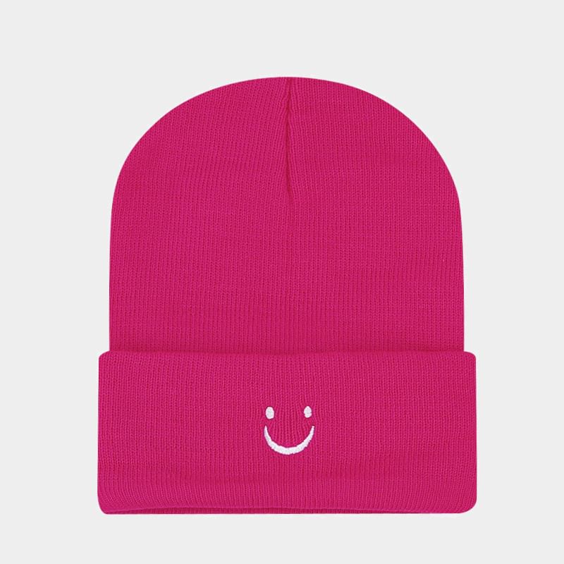 KOKOBOLA - Smiley geborduurde gebreide muts