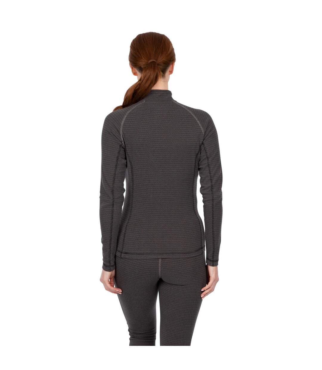 Trespass - Haut thermique GINA - Femme (Noir / Gris orage) - UTTP5855