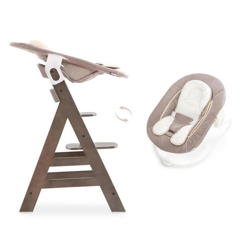 Transat 2 en 1 Alpha Bouncer 2in1 stretch - Beige - HAUCK