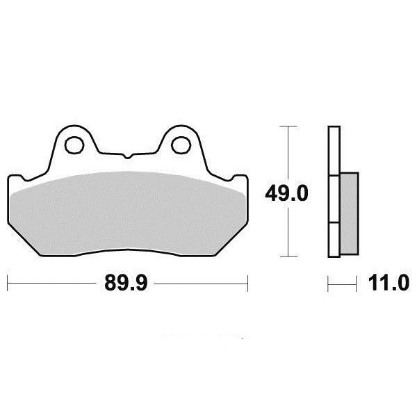 Sifam - Plaquettes de frein S1044AN
