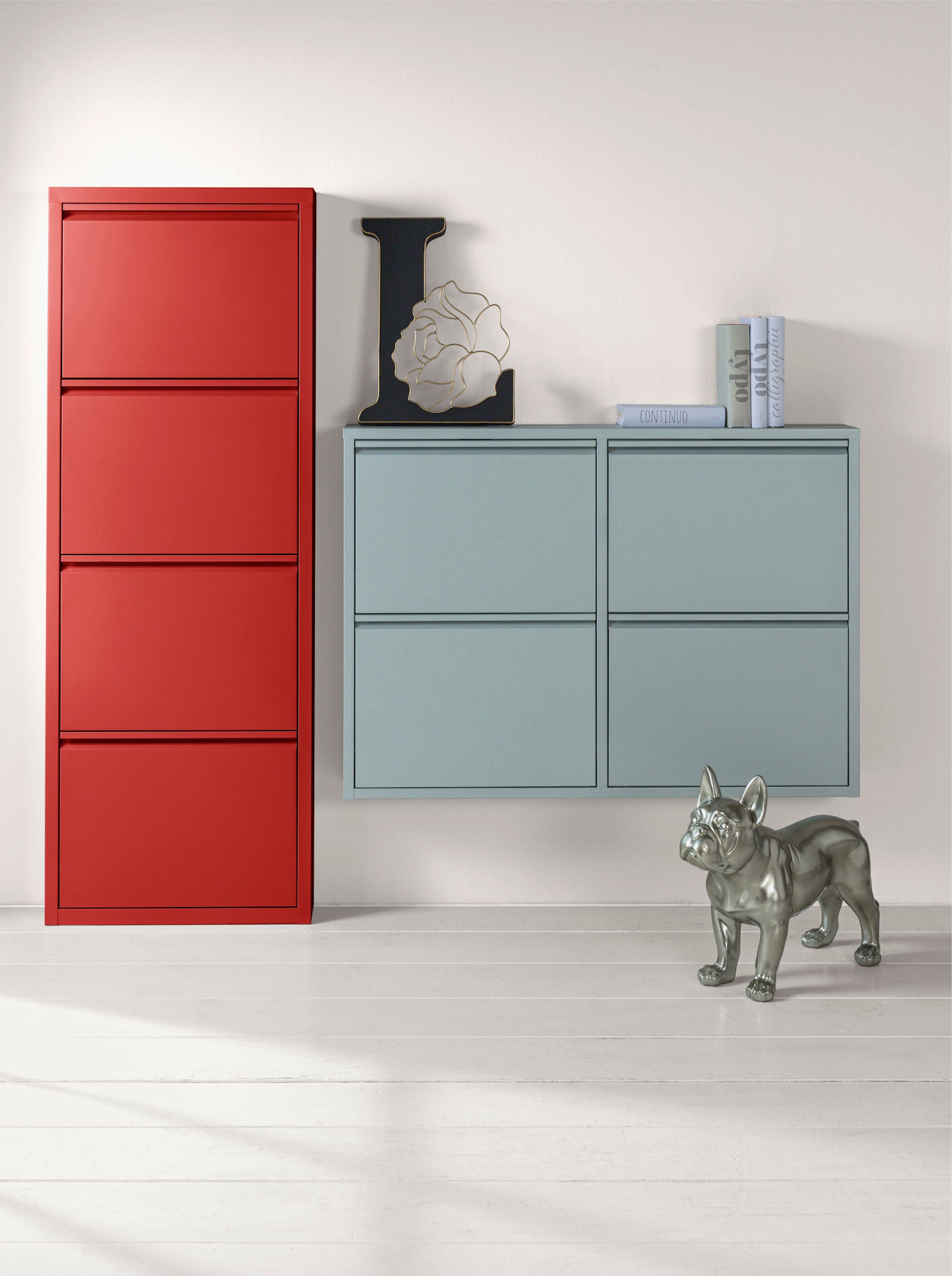 heine home Schuhkipper in rot
