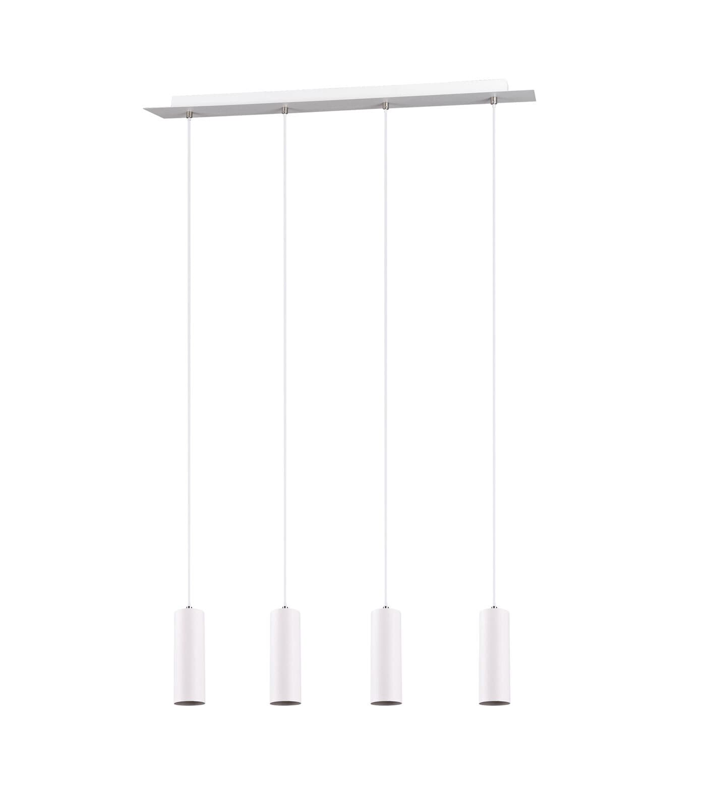 TRIO Retrofit Pendellampe MARLEY 4-flg weiß