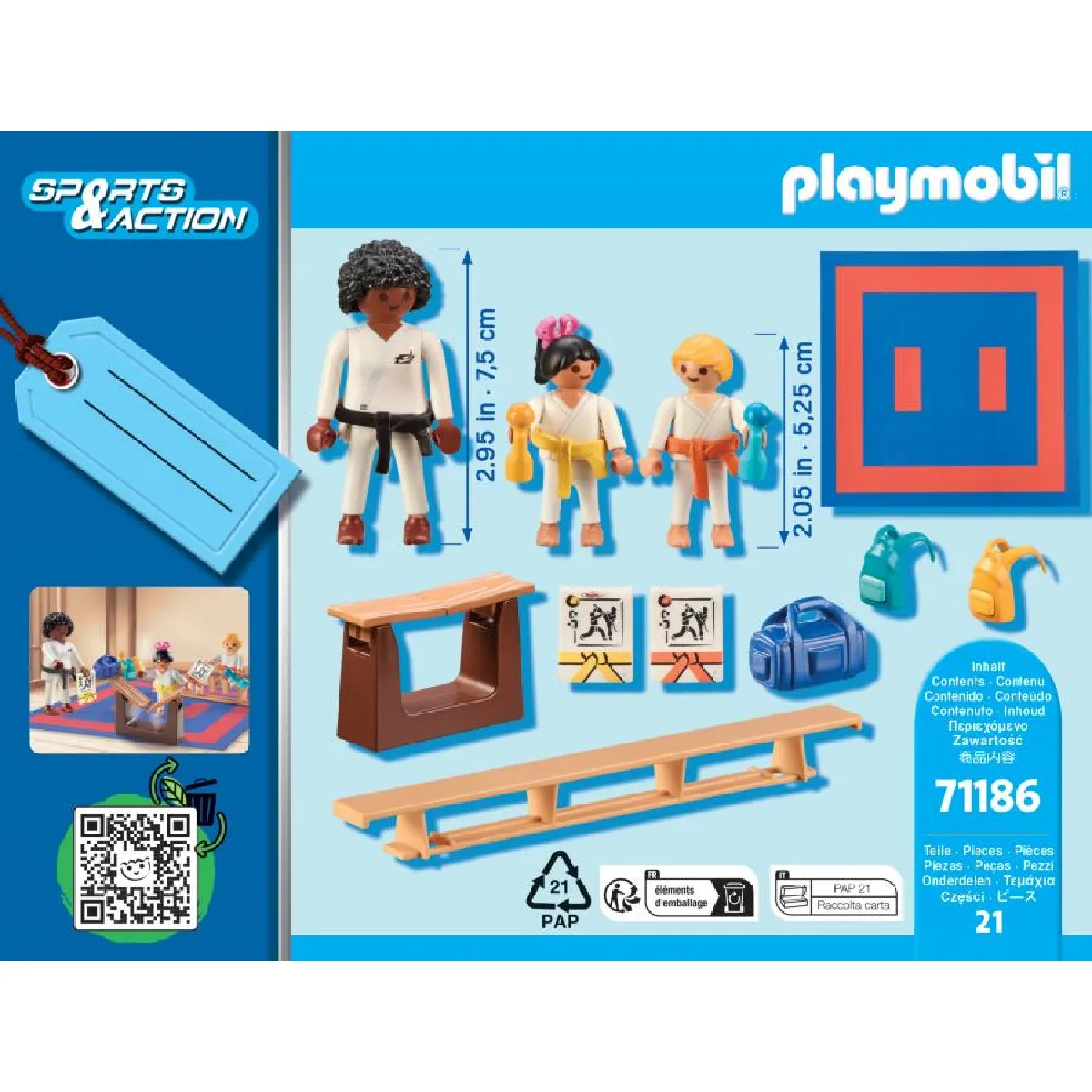 Playmobil® PLAYMOBIL 71186 Entrainement karaté