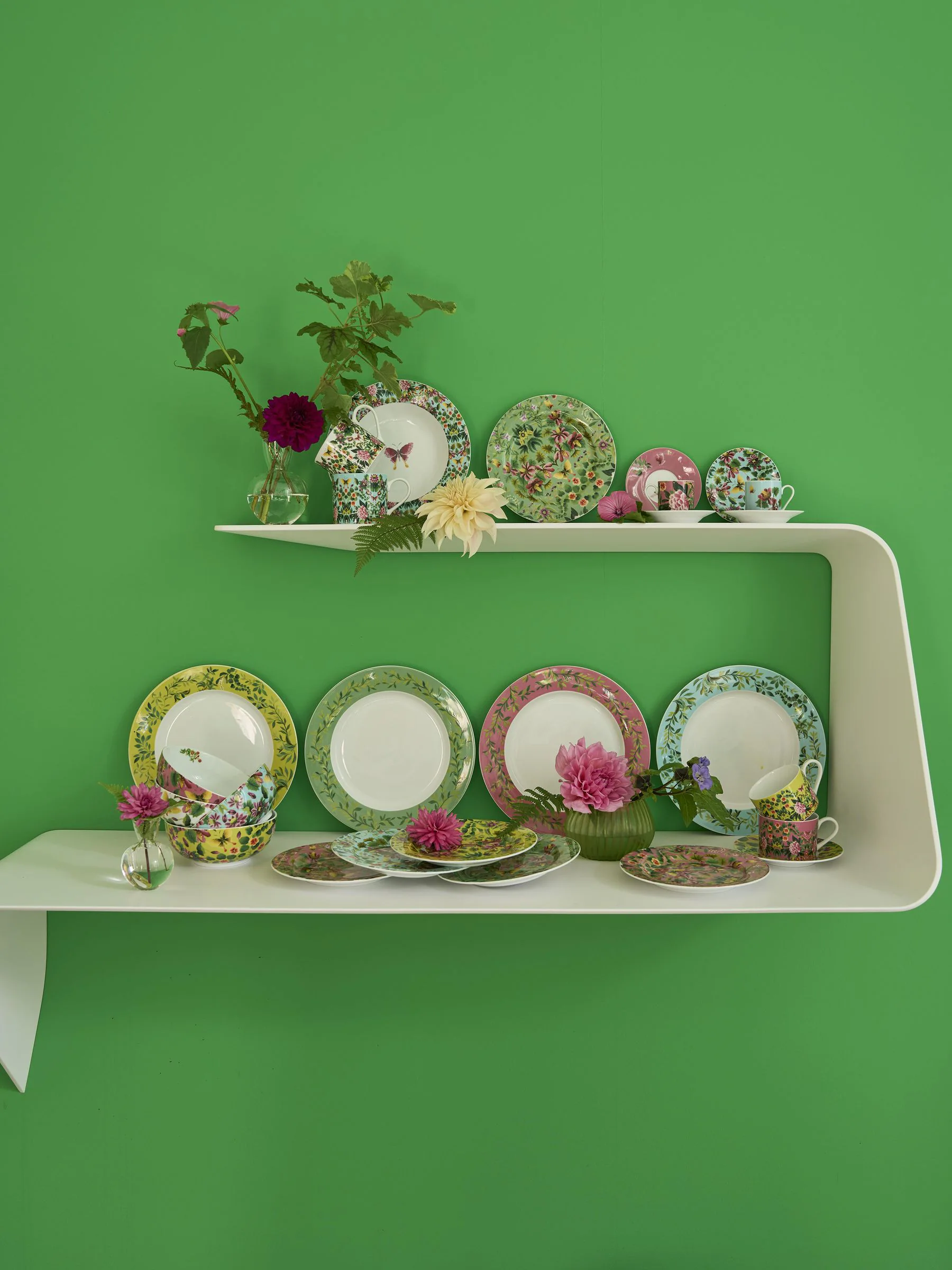 Designers Guild 4 Ikebana Damask dinerborden