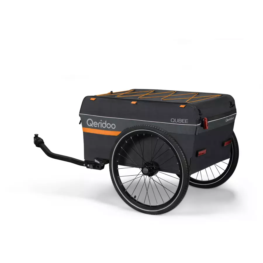 Qeridoo Lastenanhänger Qubee Grey 110 L Volumen
