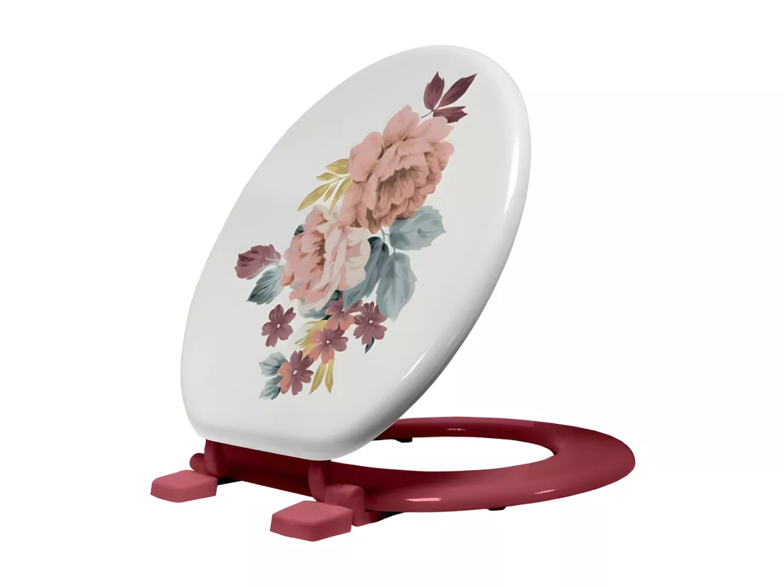 Abattant WC 37 x 47 cm Jayana - MDF Imprimé