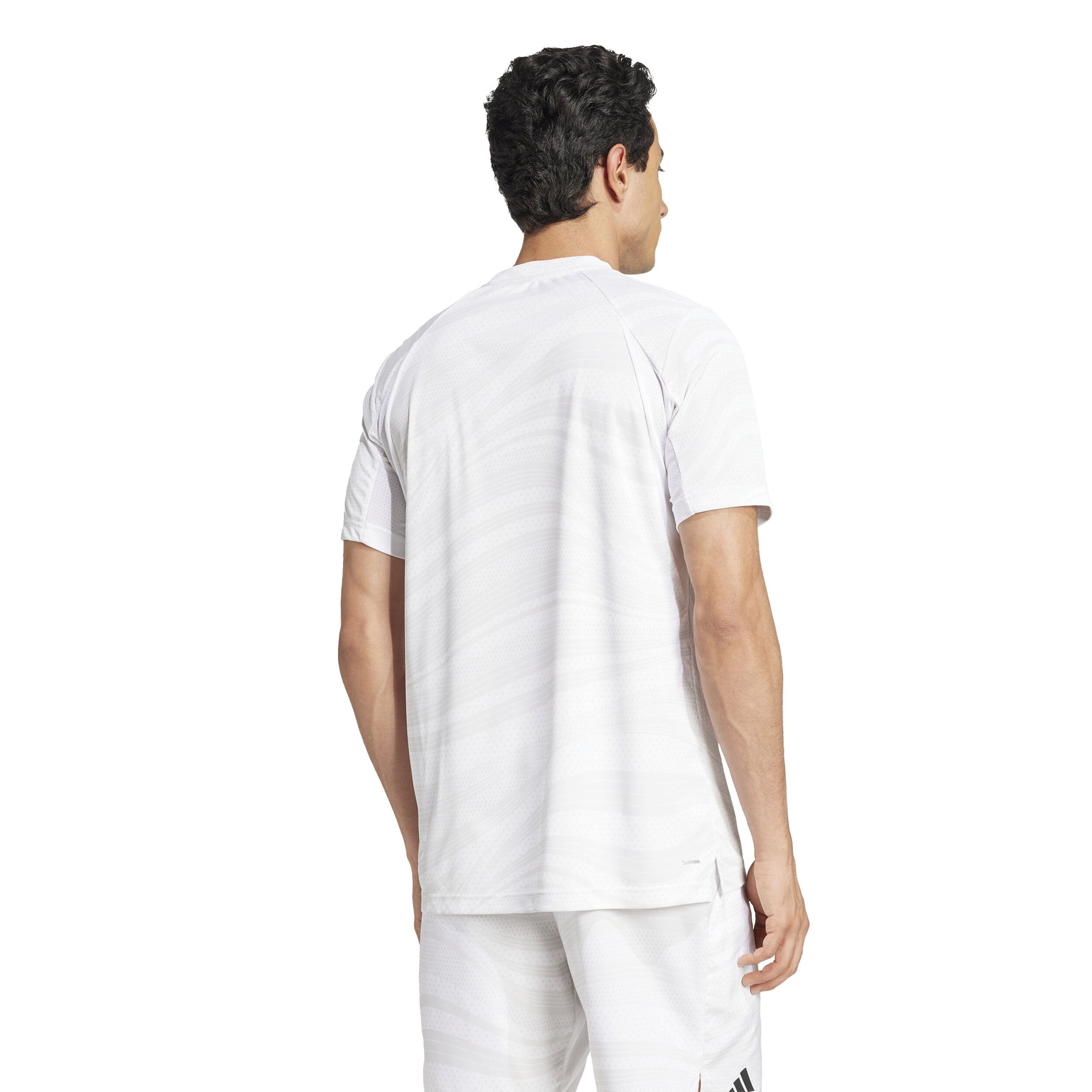 adidas Club Graphic T-shirt Hommes - Blanc , Gris