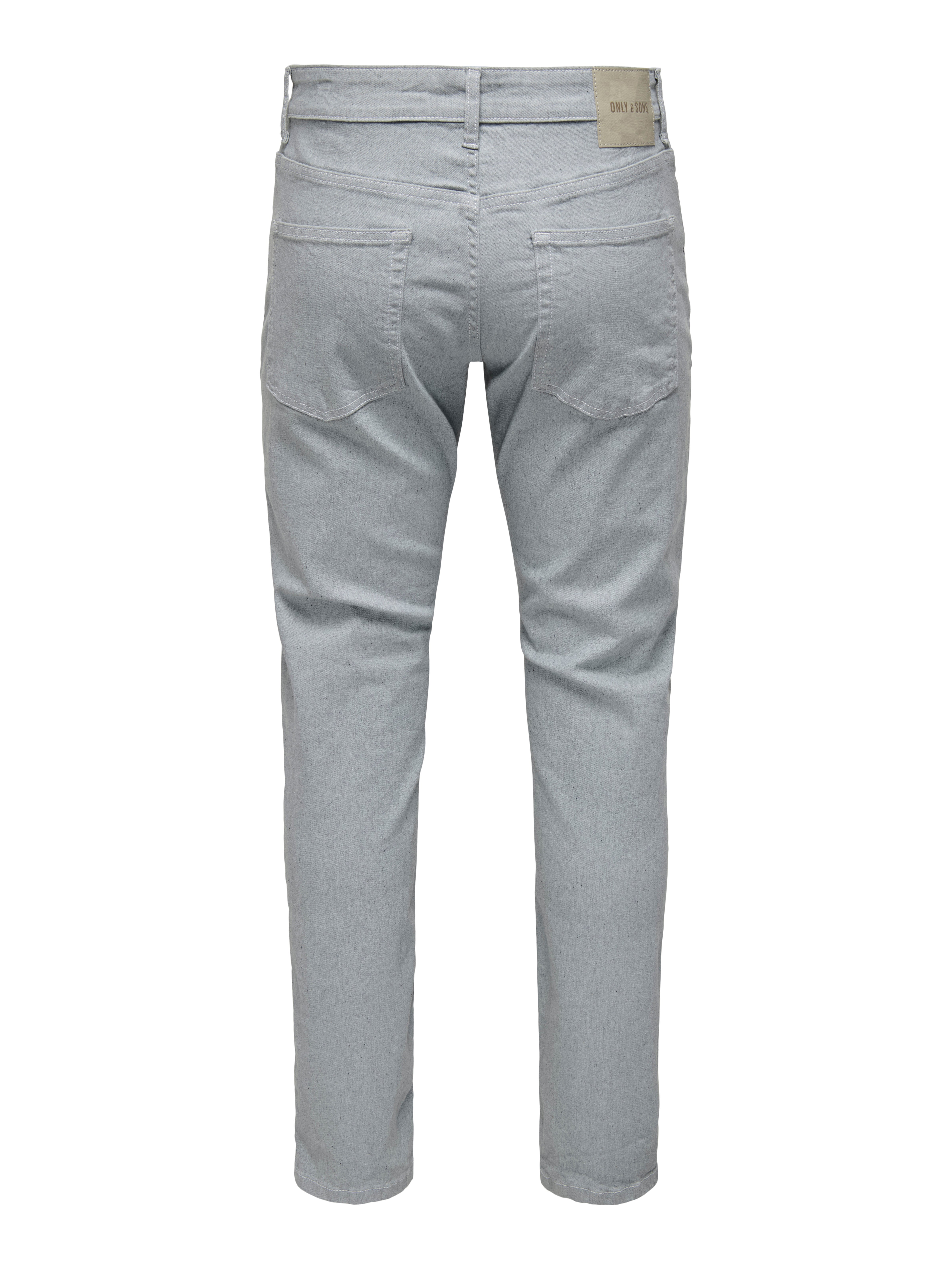 ONSWEFT Mittlere Taille Normal geschnitten Jeans Light Grey Denim