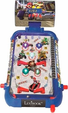 Mario Kart Pinball Spil - Med Lys Og Lyde - Lexibook