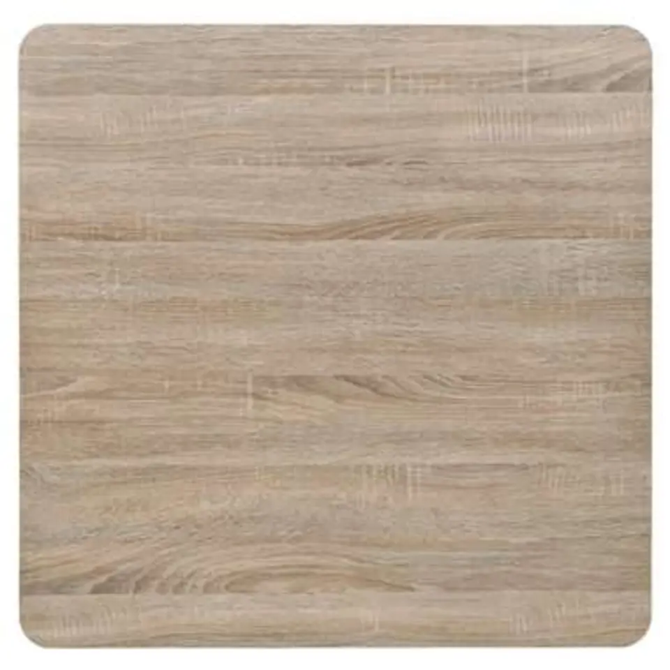 vidaXL - Eetkamertafel - Beige - MDF - 80 x 80 x 75 cm