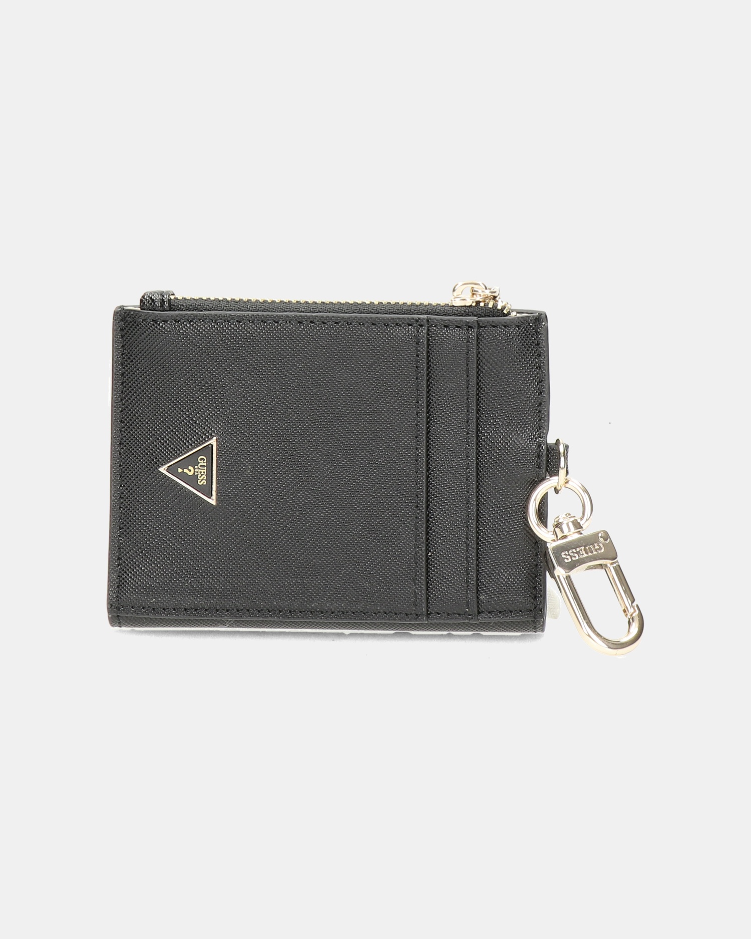 Guess Saffiano Portemonnee  - zwart