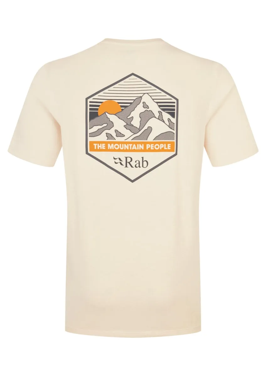 Rab Stance Mountain Peak Tee Ecru