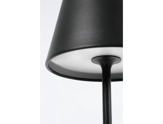 CONCEPT1 - Lampe à poser Etna noir LED D12 x h38 cm