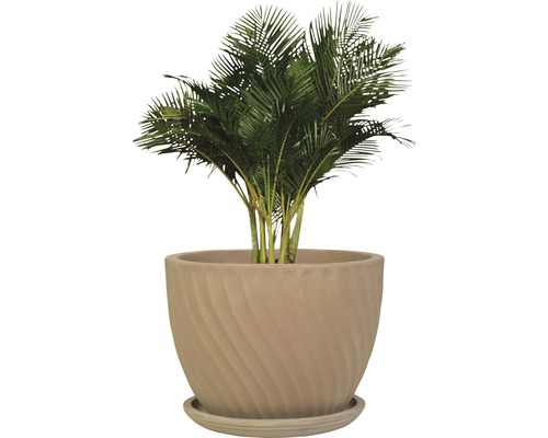 Lafiora plantenpot Ø 43 cm H 32 cm terra chocolade