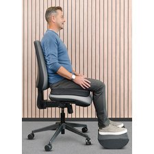 Coussin d'assise confort Breyta, noir