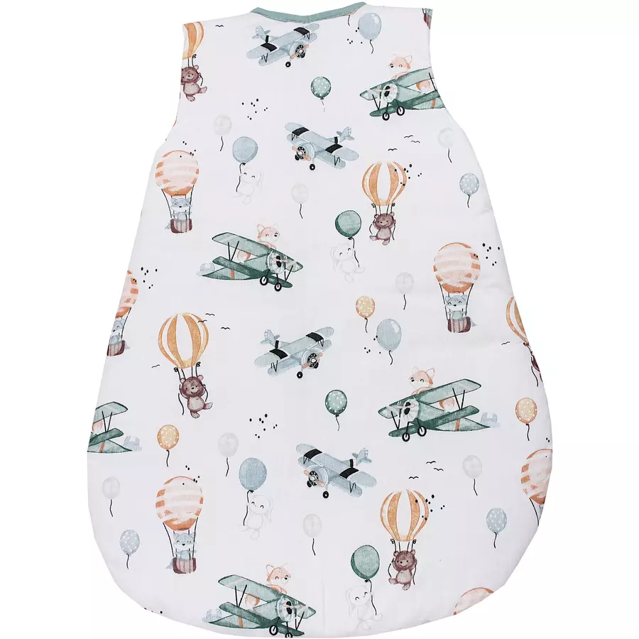 TupTam Baby Ganzjahres Schlafsack Ärmellos Wattiert grünweiß