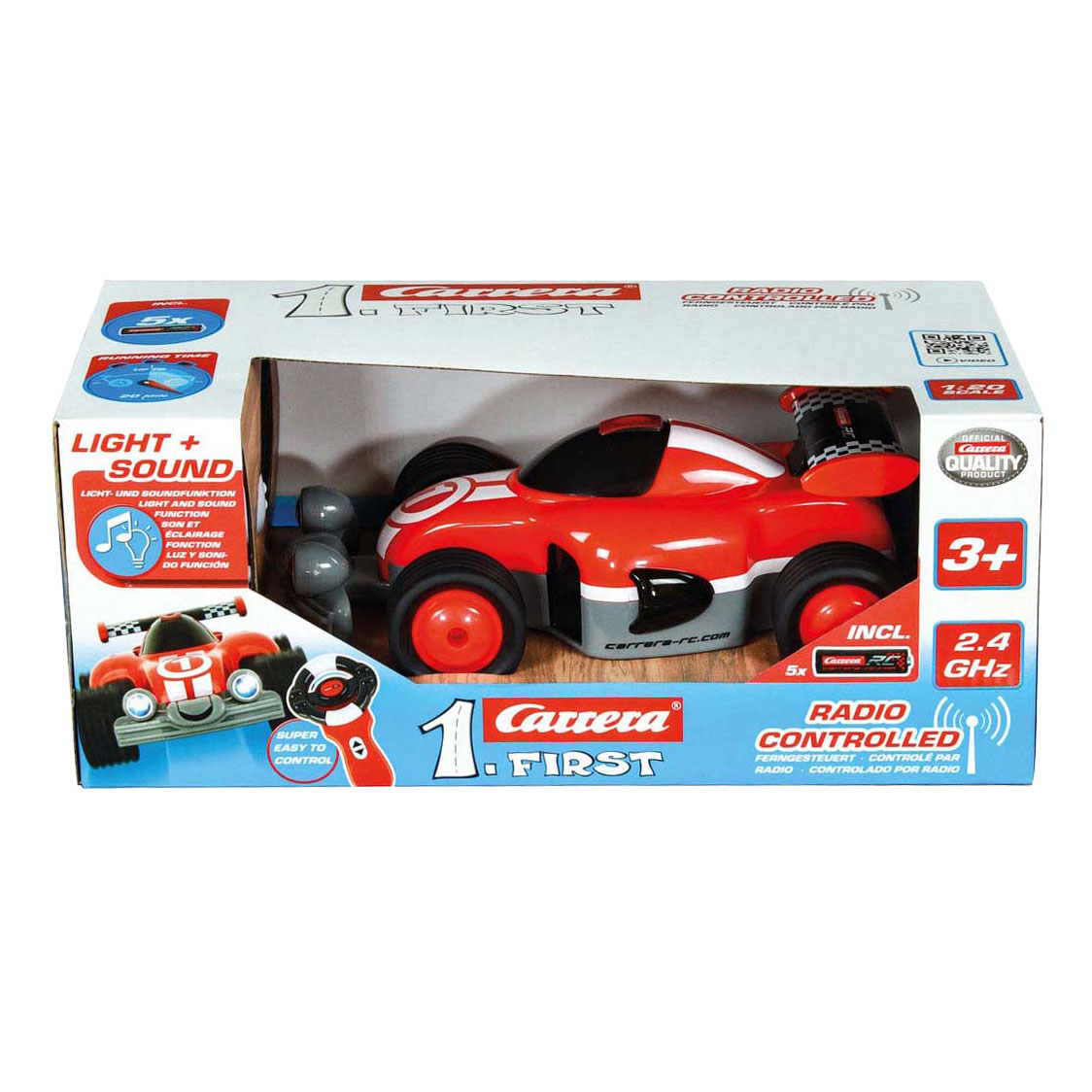 Carrera 2,4GHz First RC Racer Bestuurbare Auto