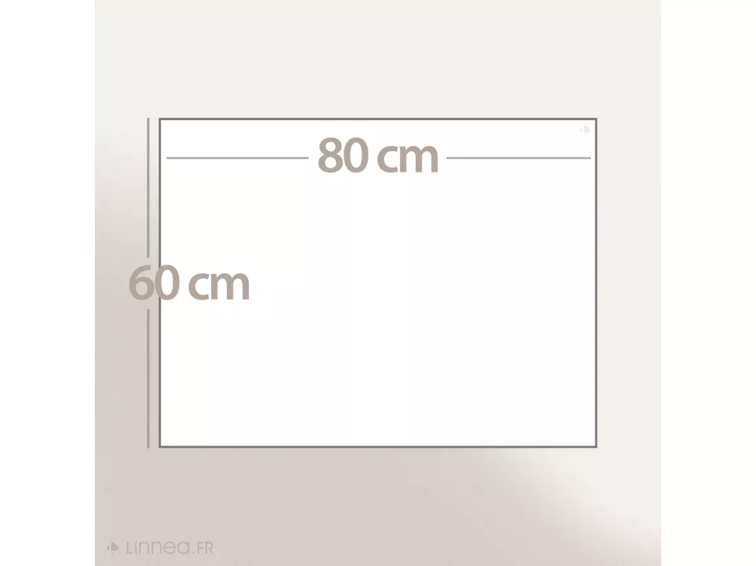 Tapis de bain coton 1000g/m2 collection NAÏA 80x60 cm bleu Orage