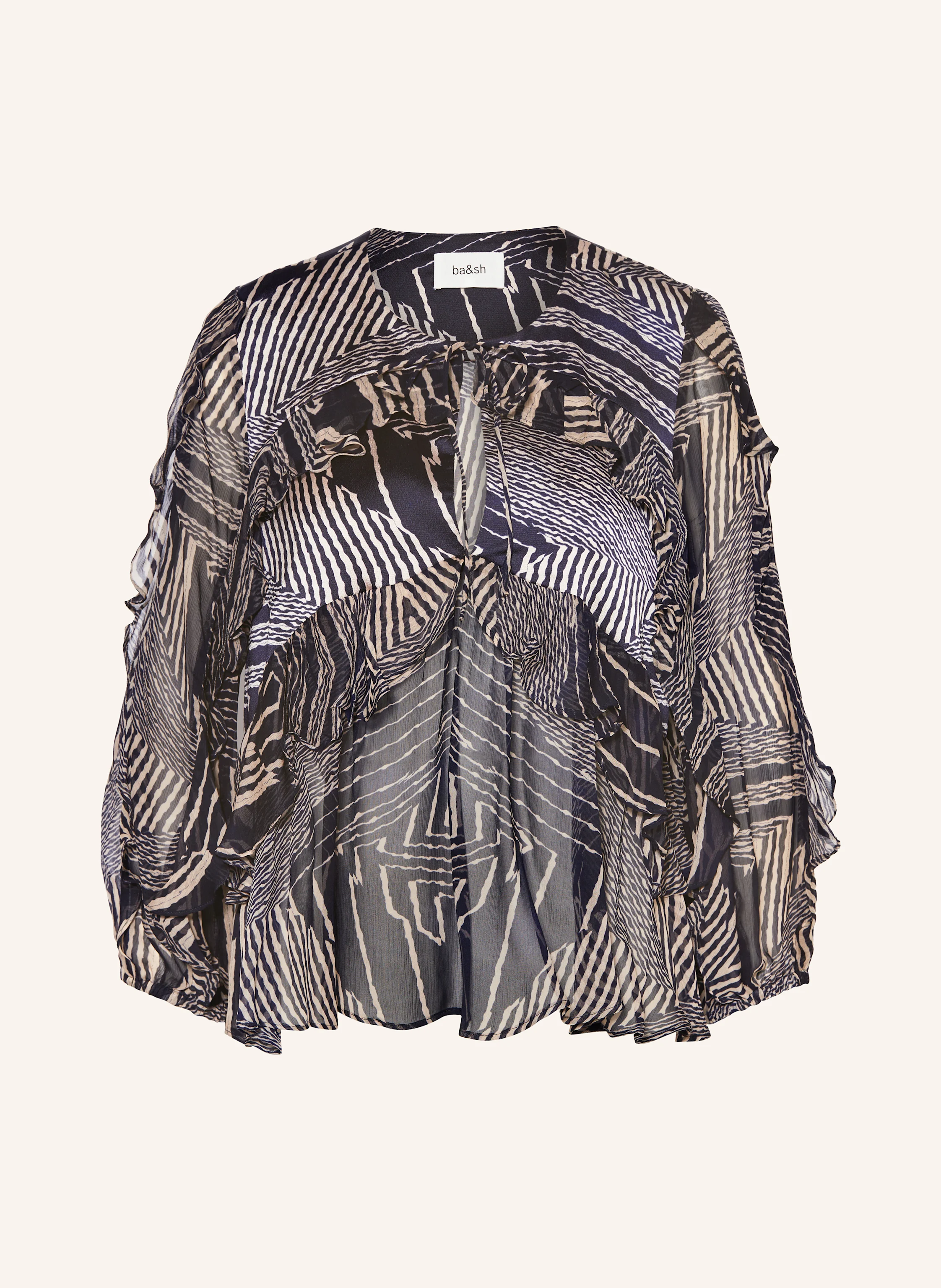 ba&sh Blusenshirt ANGELA mit Volants