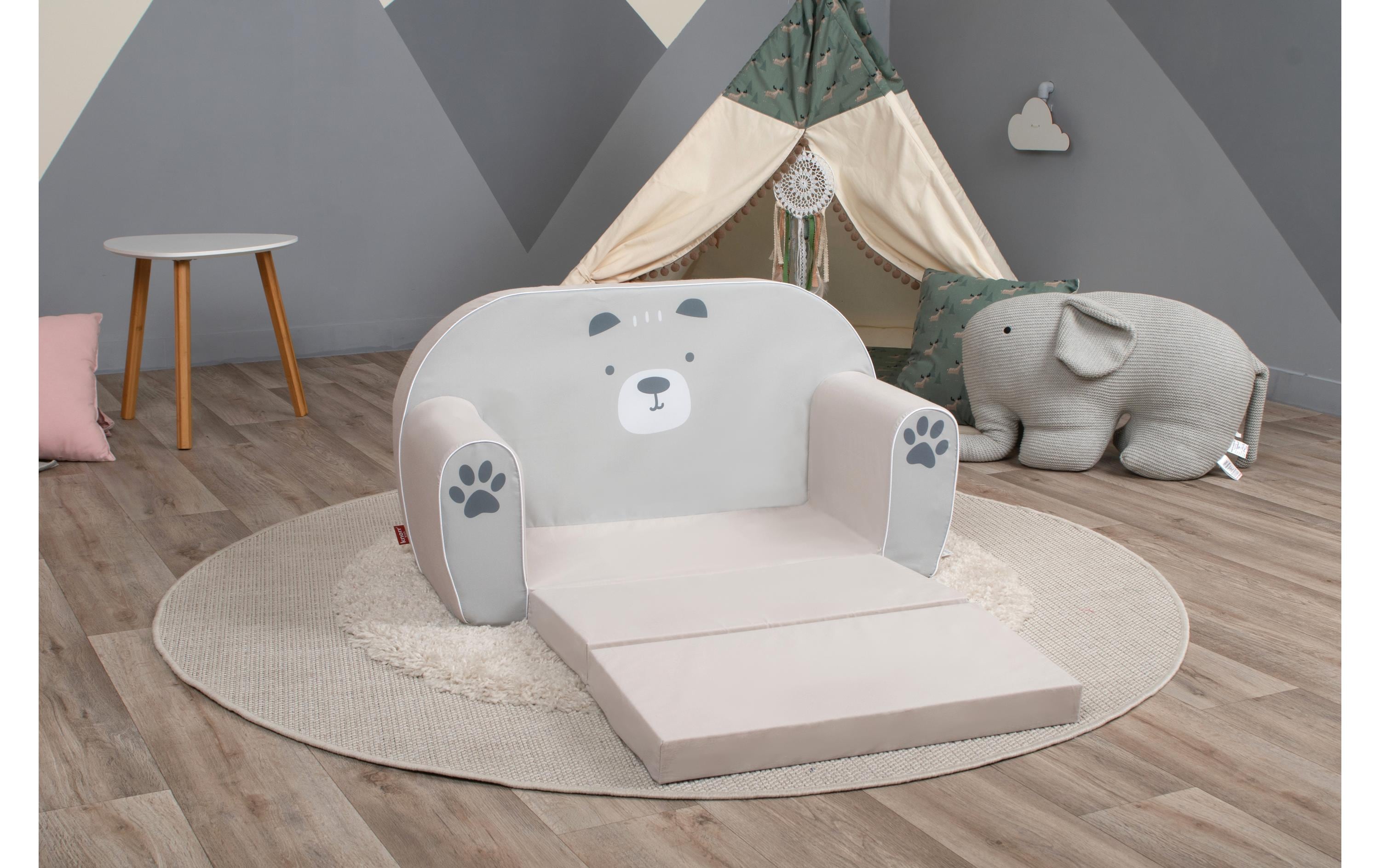 Kindersofa Bär PaulAusklappbare Kindercouch