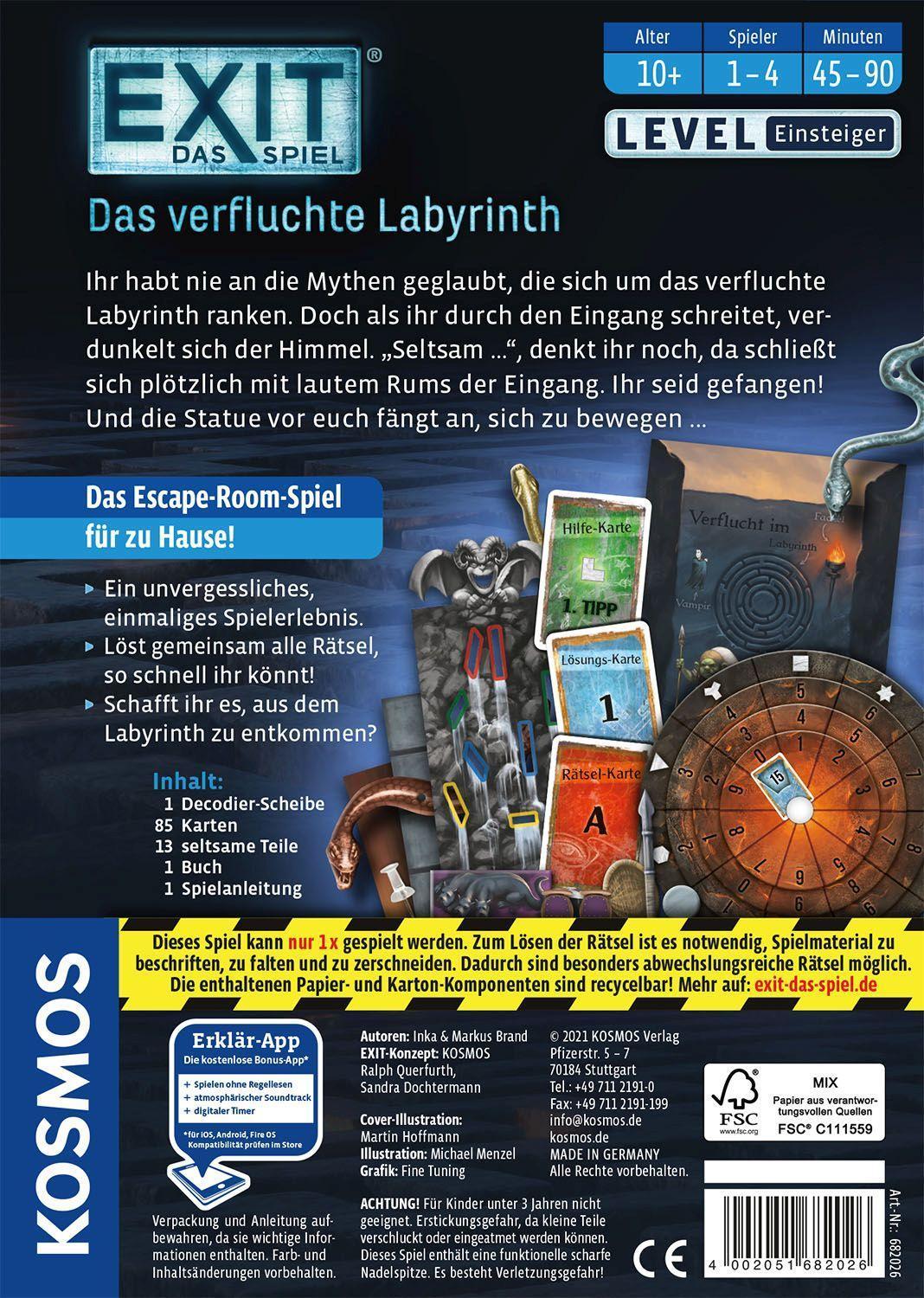 Escape-Spiel EXIT – Das verfluchte Labyrinth (E)