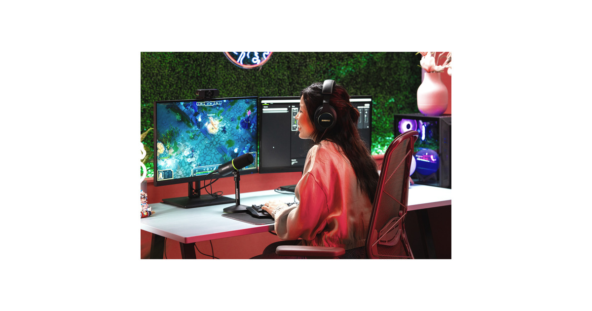 SHURESRH840A Professionele studio-koptelefoon over-ear hoofdtelefoon  (Zwart/goud)