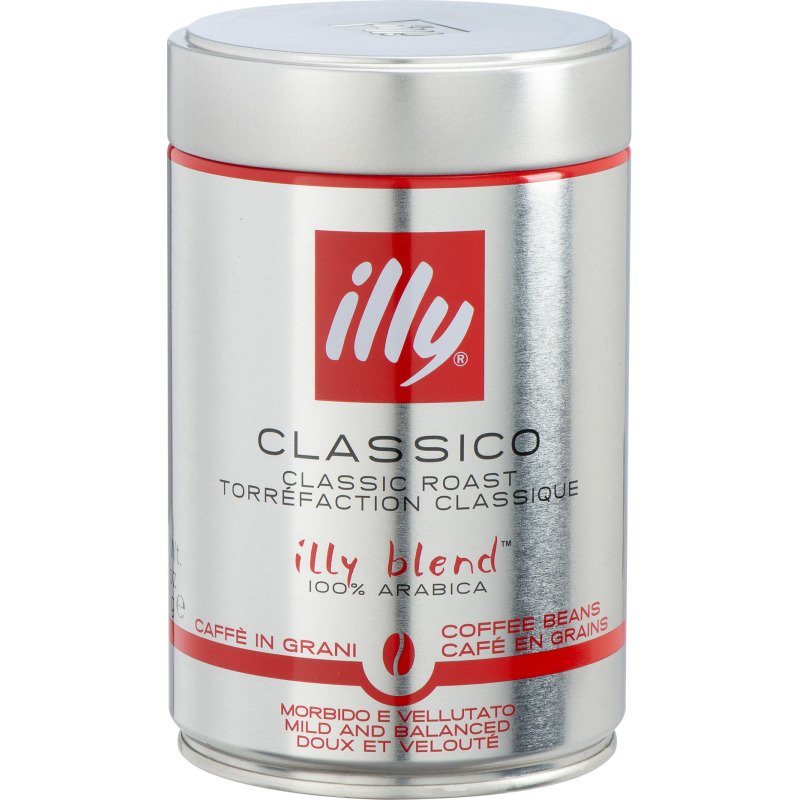 Café en grains Illy Classico 100 % Arabica - paquet de 250 g