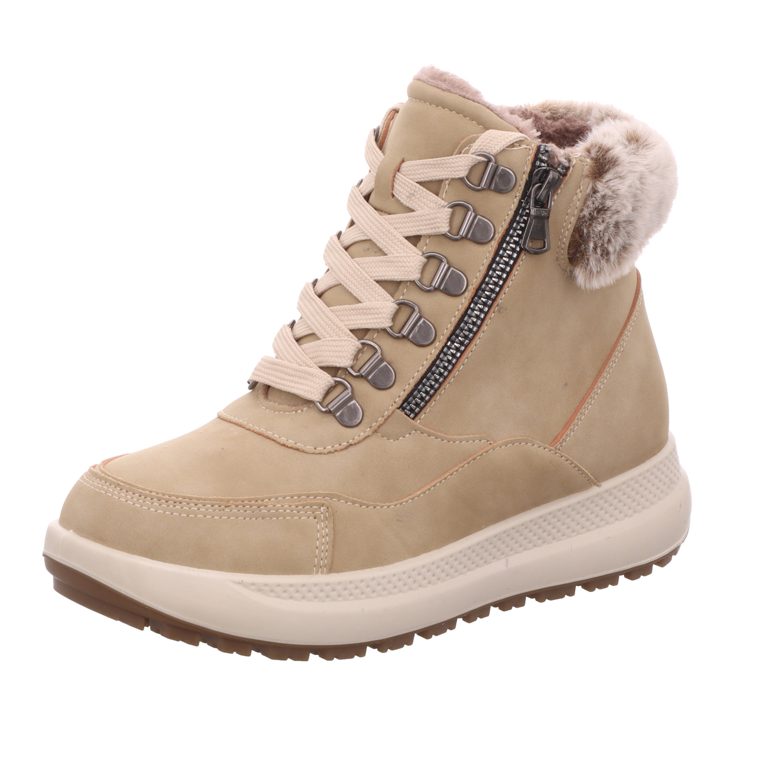 Donna Andrea Damen-Stiefelette Beige