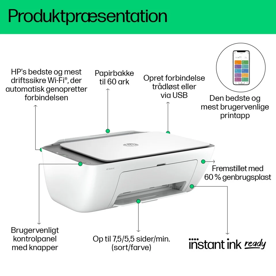 HP - DeskJet 2820e All-in-One-printer