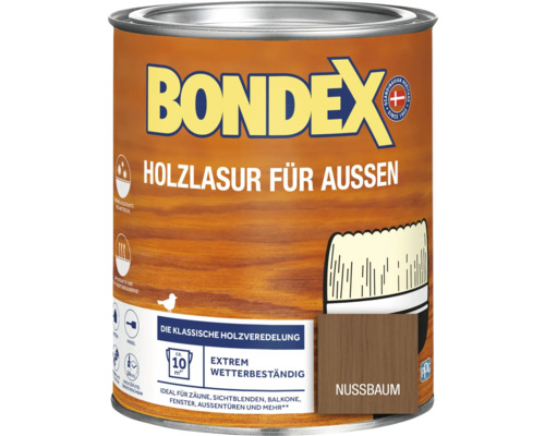 BONDEX houtbeits walnoot 750 ml