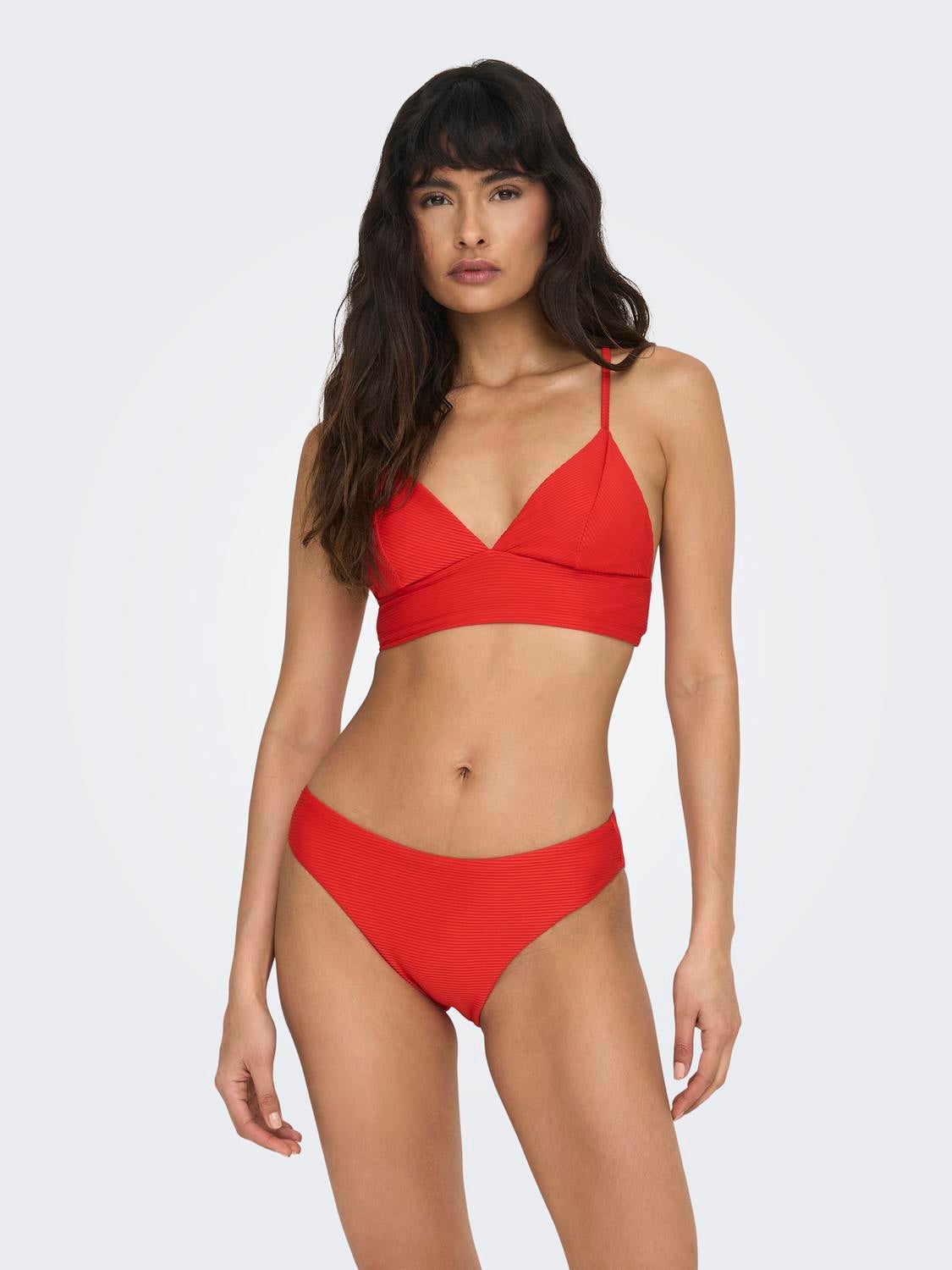 ONLBOBBY Bikini Set Fiery Red