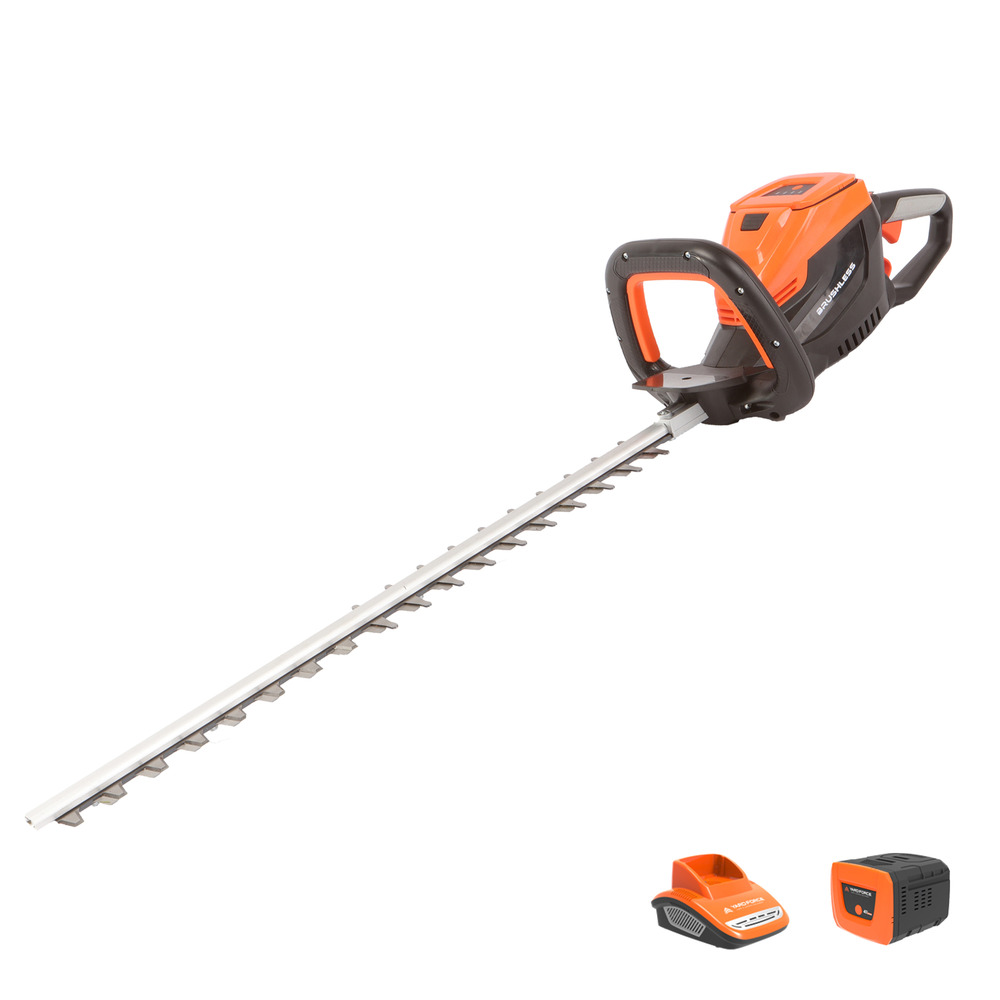 Yard force - taille-haies sans fil 40v avec lame 60cm, batterie au lithium et chargeur - lh g60