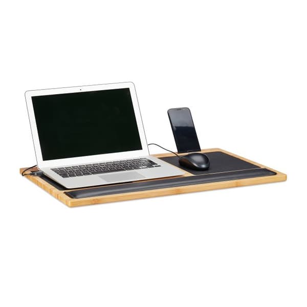 Robust laptopbord i bambus