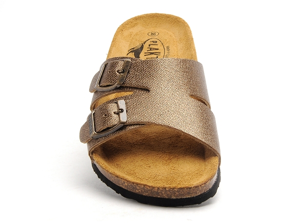 Plakton mules et sabots plats femme belinda bronze