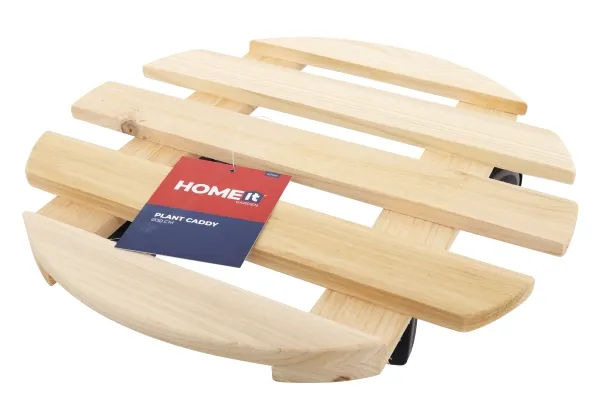 HOME it ® Krukkevogn rund af træ 30 cm