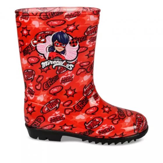 Bottes de pluie ROUGE MIRACULOUS