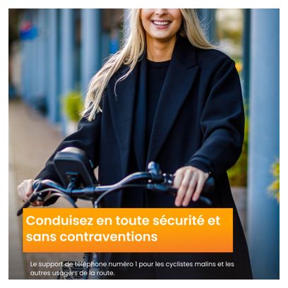 Support et Protection Smartphone Robuste et étanche Pour vélo R2B Rotation à 360 Degrés