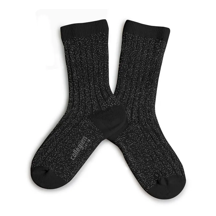 Collégien Chaussettes Victoire | Noir